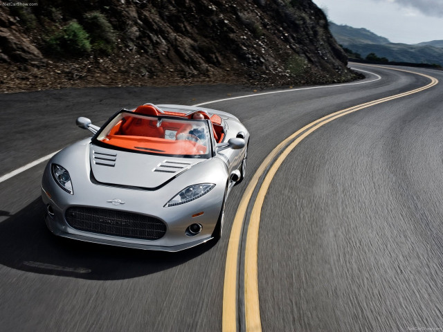 Silver sports car mountain road #4 free wallpaper for desktop - medium preview image