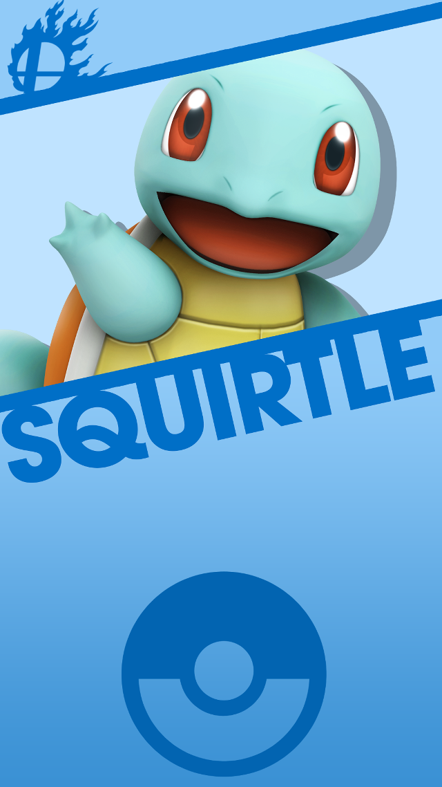 Cartoon character holding sign squirtle free wallpaper for mobile - medium preview image