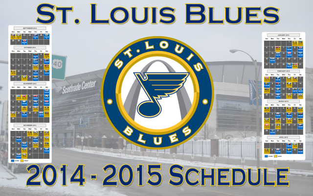St louis blues hockey schedule free wallpaper for desktop - medium preview image