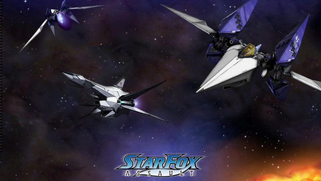 Star fox fighters flying sky free wallpaper for desktop - medium preview image