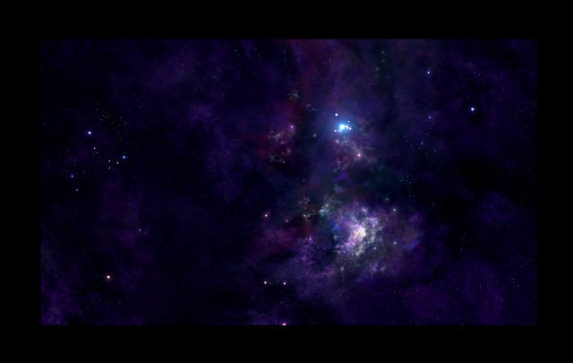 Purple blue space stars star free wallpaper for desktop - medium preview image