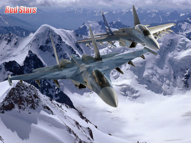 Jets flying mountain range snow free wallpaper for desktop - medium preview image