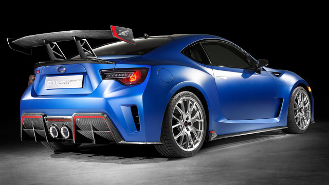 Blue sports car surfboard realistic free wallpaper for desktop - medium preview image
