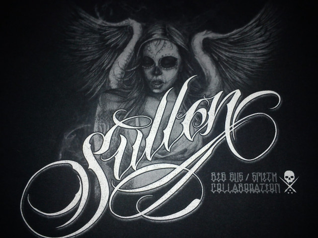Black shirt skull angel sullor free wallpaper for desktop - medium preview image