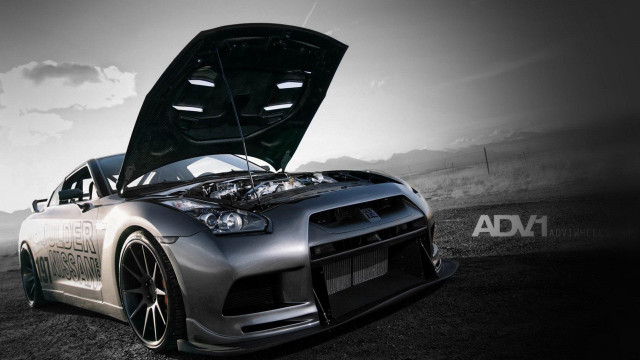 Car hood open dirt road free wallpaper for desktop - medium preview image