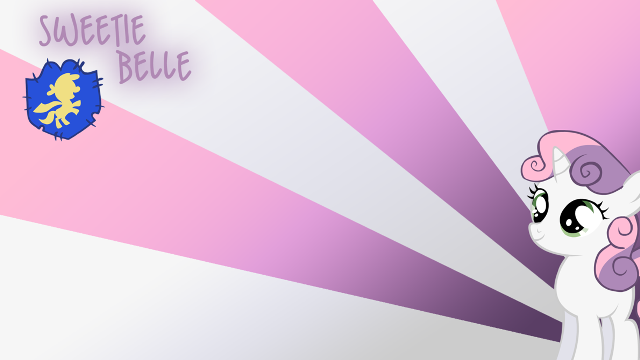 Pink white pony blue yellow free wallpaper for desktop - medium preview image