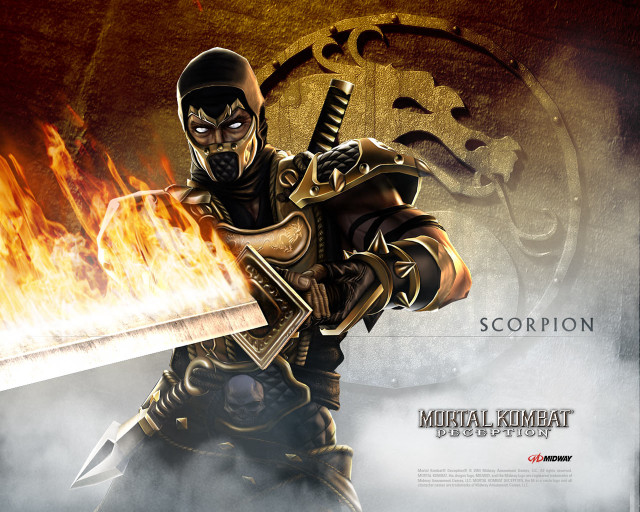 Man black mask sword flamed free wallpaper for desktop - medium preview image