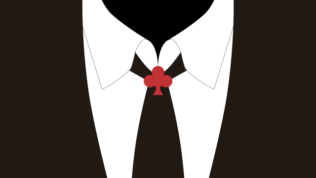 Black white man tie bow free wallpaper for desktop - medium preview image