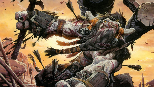 Demon attack sword battle demon free wallpaper for desktop - medium preview image