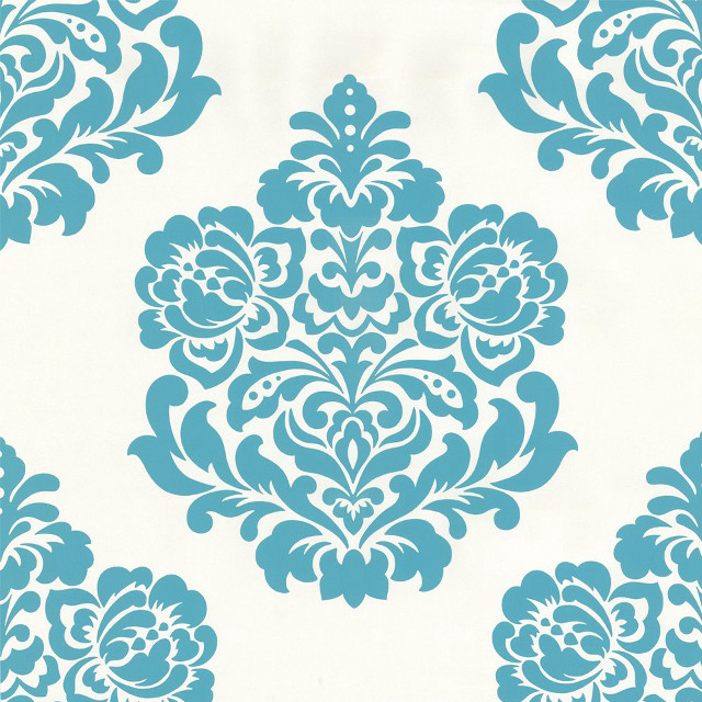 Blue white wallpaper floral design #3 free wallpaper for tablet - medium preview image