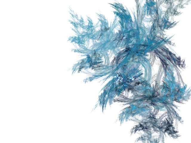 Blue plant floating fractal mandelbrot free wallpaper for desktop - medium preview image