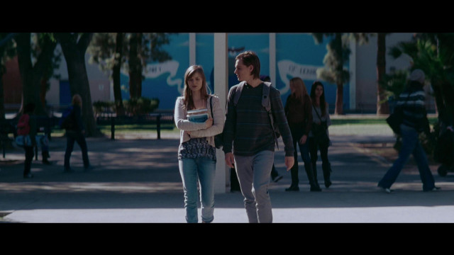 Man woman walking street book free wallpaper for desktop - medium preview image