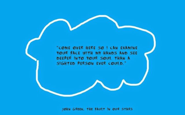 Blue cloud quote on it free wallpaper for desktop - medium preview image