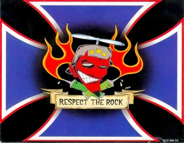 Cartoon character sword banner respect free wallpaper for desktop - medium preview image