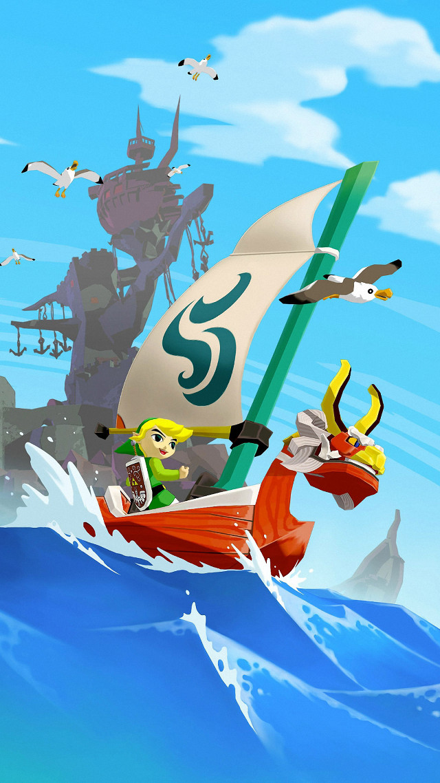Cartoon man boat ocean number free wallpaper for mobile - medium preview image