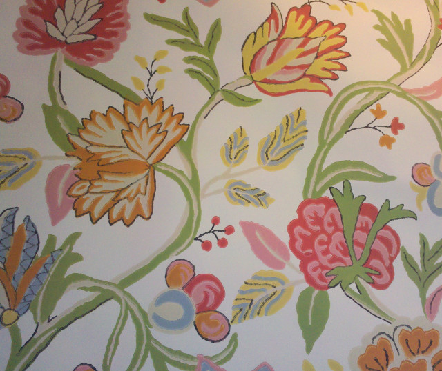 Flower pattern wall clock decoration #3 free wallpaper for desktop - medium preview image