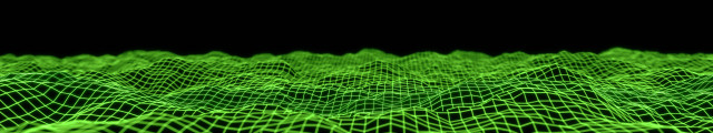 Green black wavy pattern shapes free wallpaper for desktop - medium preview image