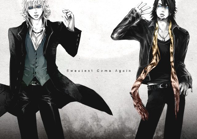 Anime characters standing side by #2 free wallpaper for desktop - medium preview image