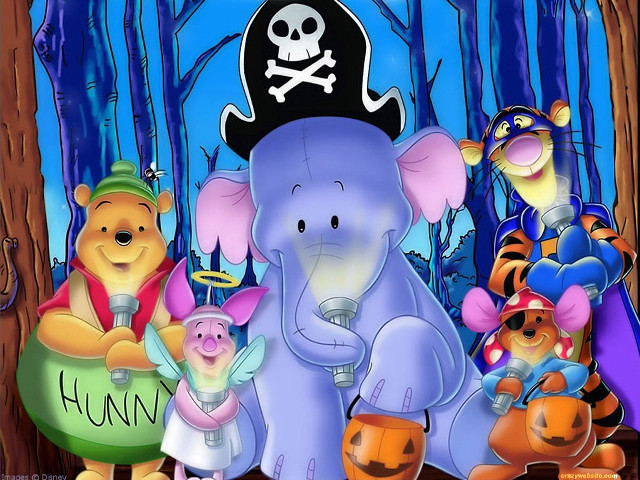 Pirate elephant cartoon characters pig free wallpaper for desktop - medium preview image