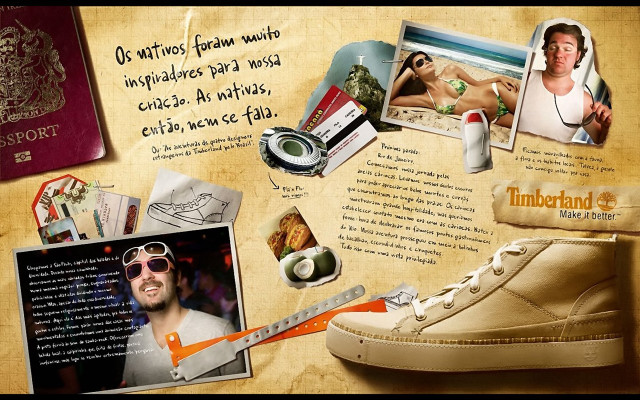 Collage sneakers passport travel adventure free wallpaper for desktop - medium preview image