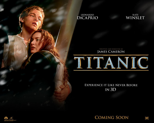 Titanic movie poster man woman free wallpaper for desktop - medium preview image
