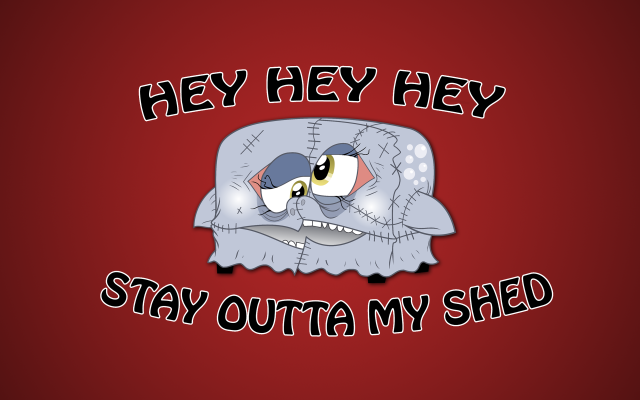 Cartoon character knife hey stay free wallpaper for desktop - medium preview image