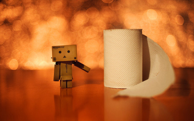 Toy toilet paper table blurry free wallpaper for desktop - medium preview image