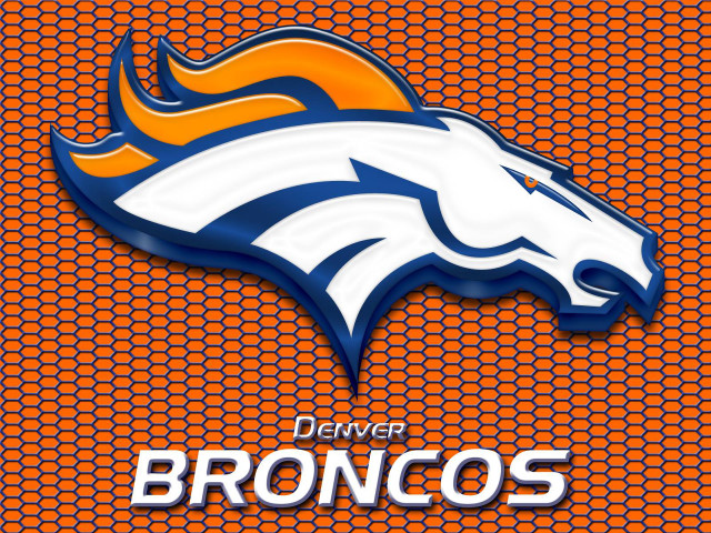 Denver football logo orange blue free wallpaper for desktop - medium preview image