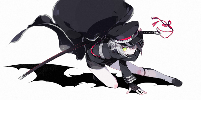 Cartoon character bat costume sword free wallpaper for desktop - medium preview image