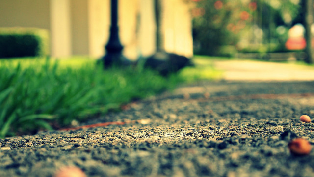 Small balls ground road house free wallpaper for desktop - medium preview image