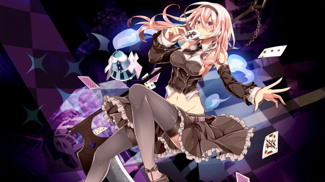 Woman dress hat gun skull free wallpaper for desktop - medium preview image