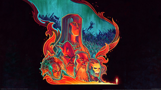 Woman monsters fire demon background free wallpaper for desktop - medium preview image