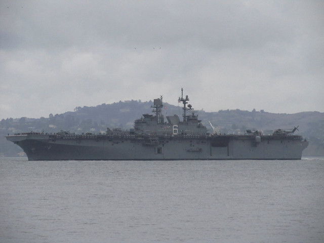 Large ship water hill background free wallpaper for desktop - medium preview image