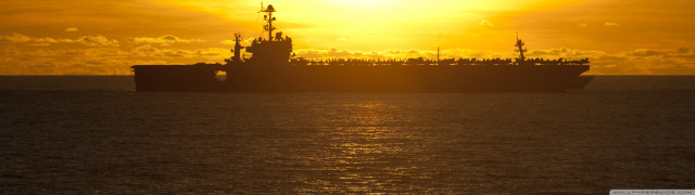 Large ship ocean sunset sun #3 free wallpaper for desktop - medium preview image