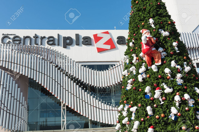 Christmas tree centralia shopping santa free wallpaper for desktop - medium preview image