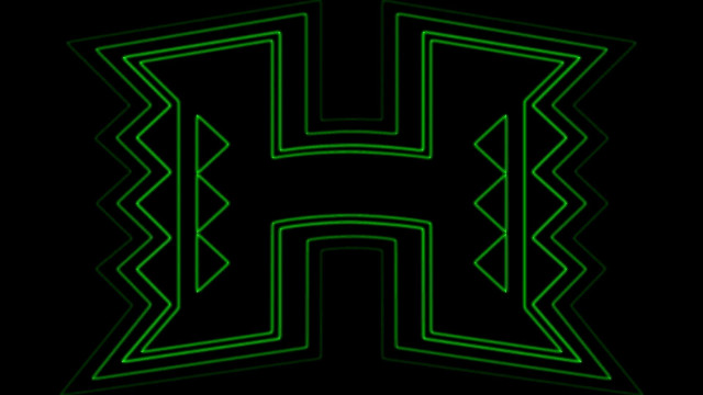 Green letter h black background free wallpaper for desktop - medium preview image