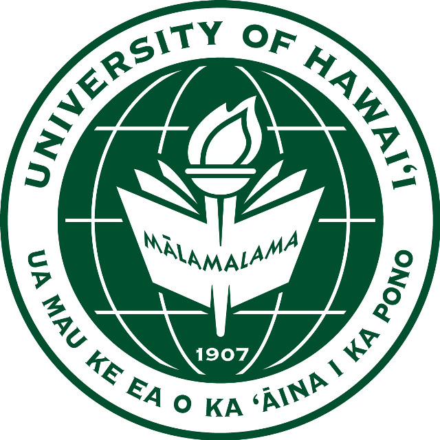 University hawaii logo globe torch free wallpaper for tablet - medium preview image