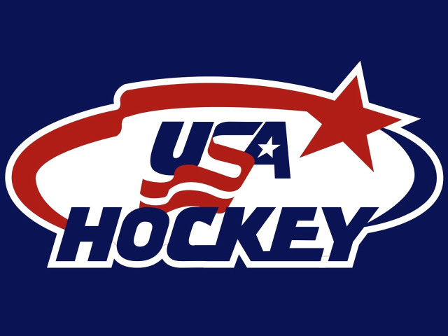 Usa hockey logo blue background free wallpaper for desktop - medium preview image