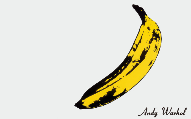 Yellow banana black spots pop free wallpaper for desktop - medium preview image