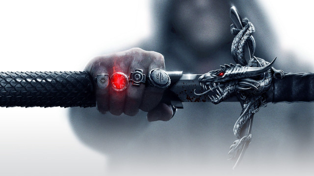 Person holding sword red light free wallpaper for desktop - medium preview image