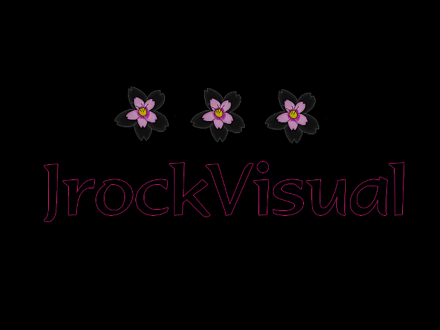 Black background pink flower j free wallpaper for desktop - medium preview image