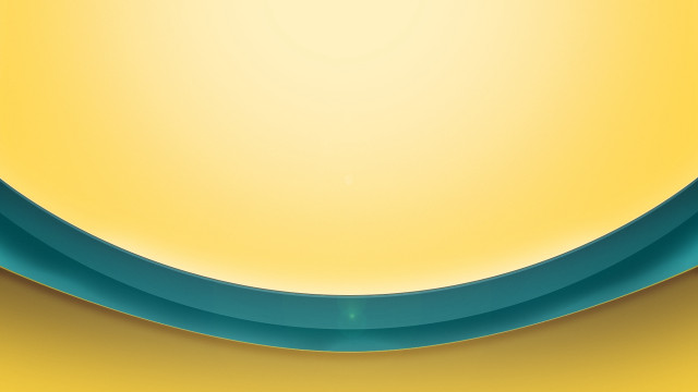 Yellow blue background circular design free wallpaper for desktop - medium preview image