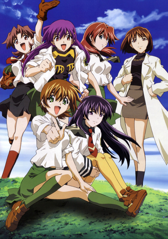 Girls uniform group photo field free wallpaper for mobile - medium preview image