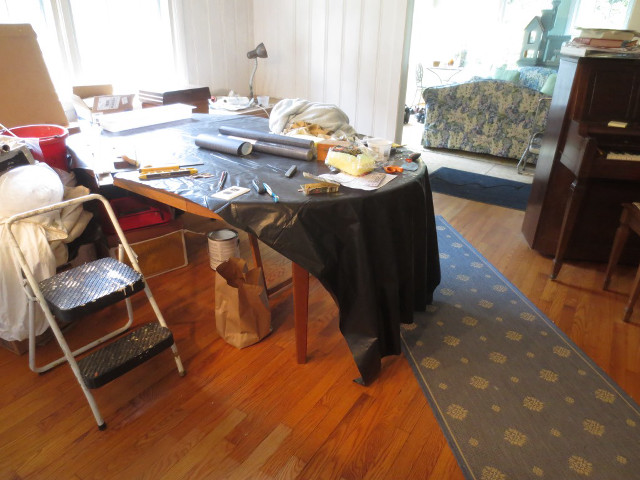 Table black tablecloth room chair free wallpaper for desktop - medium preview image