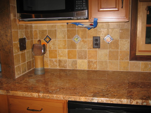 Kitchen counter microwave toaster oven free wallpaper for desktop - medium preview image