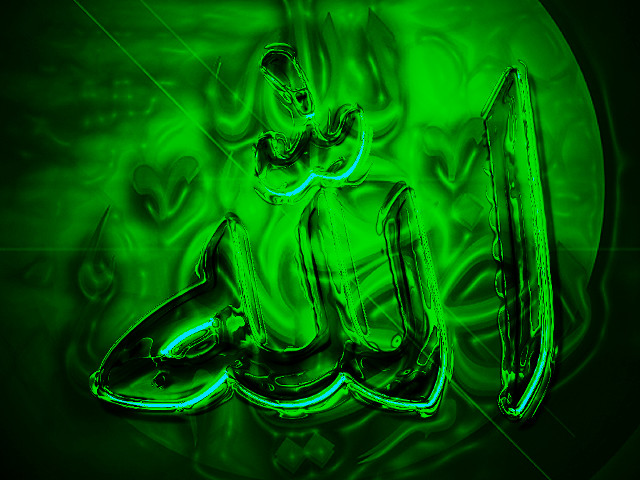 Green neon sign black background free wallpaper for desktop - medium preview image