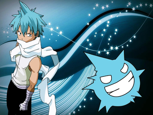 Cartoon character blue hair white #3 free wallpaper for desktop - medium preview image