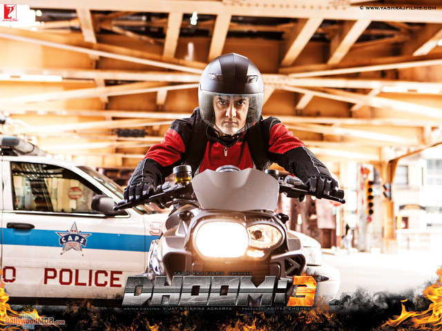 Man motorcycle police car fire free wallpaper for desktop - medium preview image
