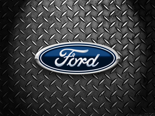 Ford emblem metal background diamond free wallpaper for desktop - medium preview image