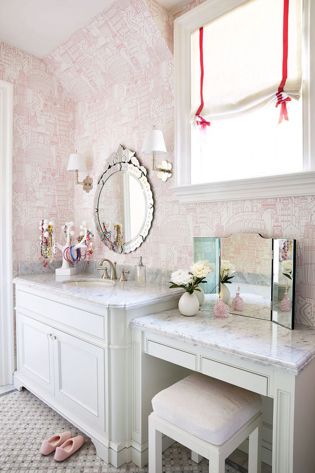 Bathroom vanity modern design interior free wallpaper for mobile - medium preview image